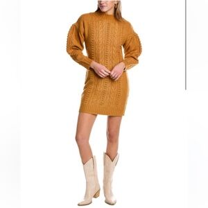 525 American Airspun Cable-knit sweater dress size L